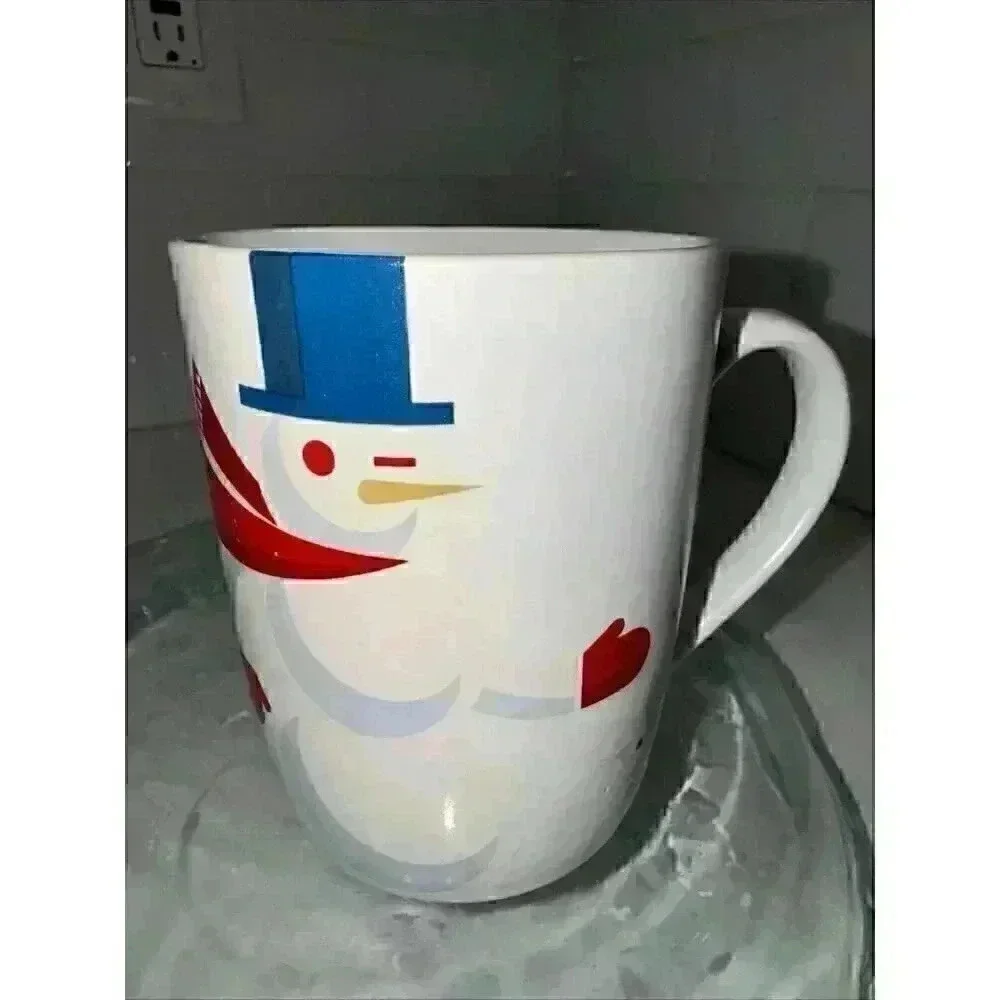STARBUCKS COFFEE COMPANY Cup Mug CHRISTMAS SNOWMAN  2012